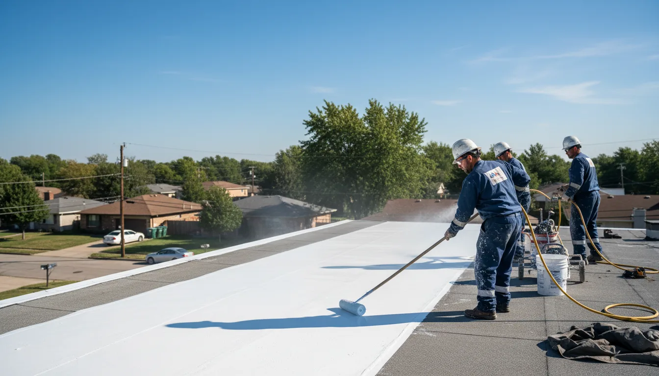 Commercial roof coating in Wilmington, VT near me